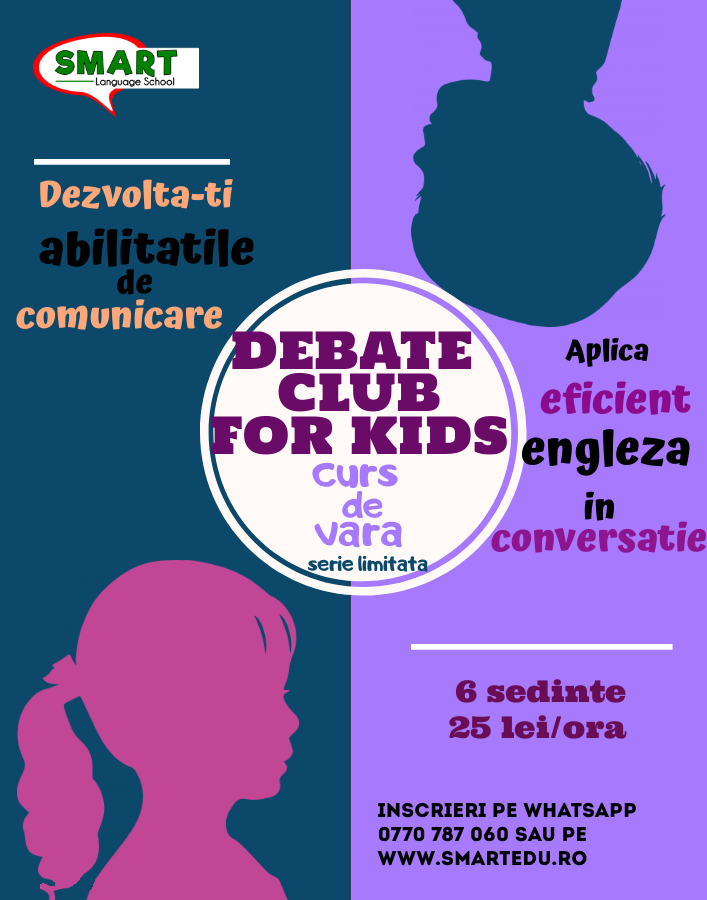 Curs de dezbatere si dezvoltare personala pentru copii